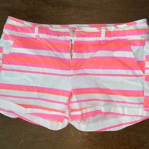 American eagle stretch striped shorts